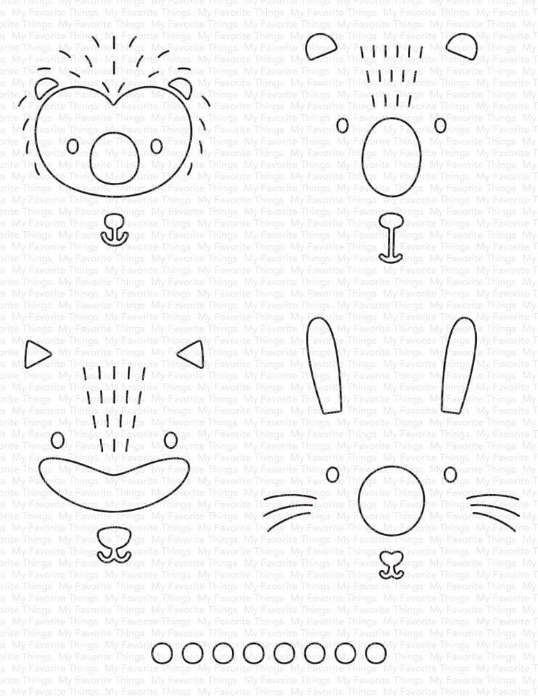 My Favorite Things Die-namics Friendly Forest Faces (MFT-2276) My Favorite Things Die-namics Friendly Forest Faces (MFT-2276)