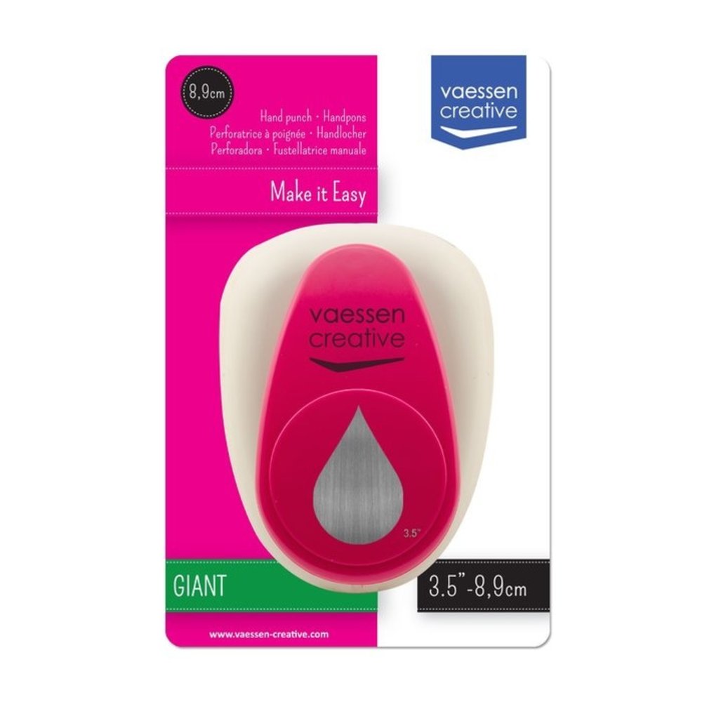 Vaessen Creative Figuurpons Giant Druppel (21493-007) Vaessen Creative Figuurpons Giant Druppel (21493-007)