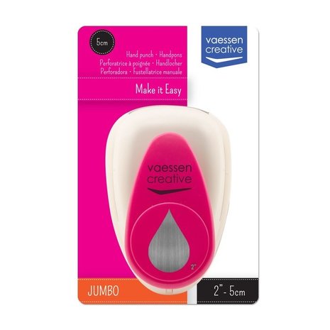 Vaessen Creative Figuurpons Jumbo Druppel (21437-079) Vaessen Creative Figuurpons Jumbo Druppel (21437-079)