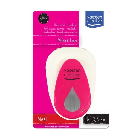 Vaessen Creative Figuurpons Maxi Druppel (21496-006)