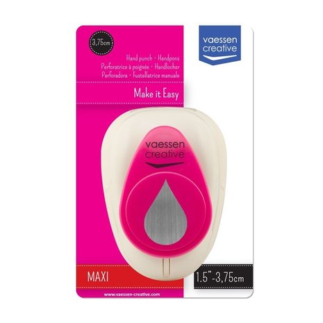 Vaessen Creative Figuurpons Medium Druppel (21496-005) Vaessen Creative Figuurpons Medium Druppel (21496-005)