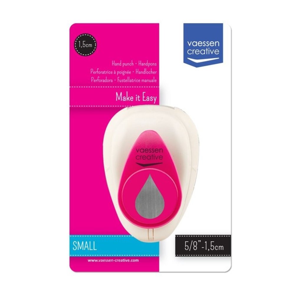 Vaessen Creative Figuurpons Small Druppel (21436-064) Vaessen Creative Figuurpons Small Druppel (21436-064)