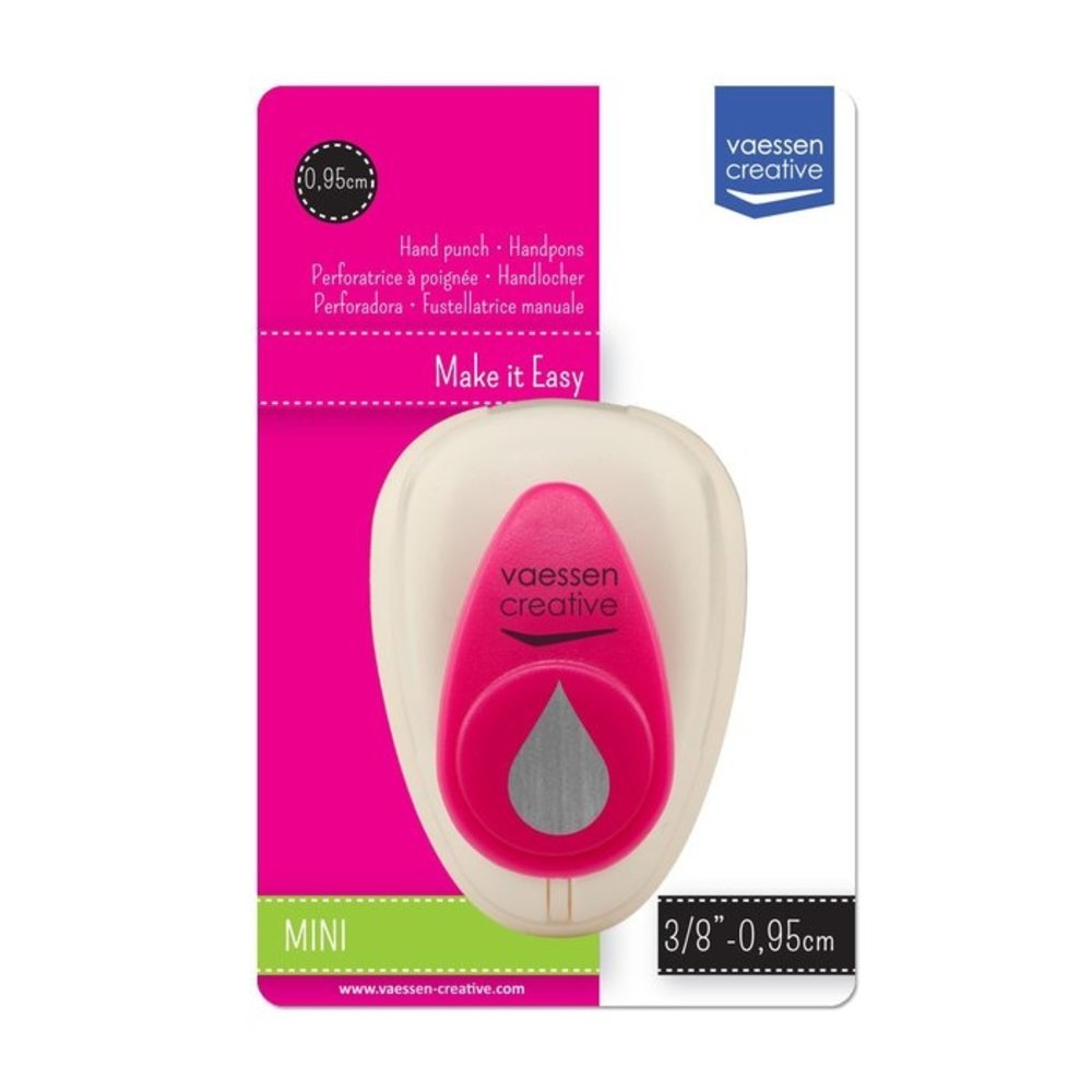 Vaessen Creative Figuurpons Mini Druppel (21432-062) Vaessen Creative Figuurpons Mini Druppel (21432-062)