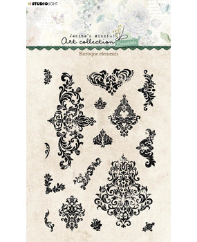 Studio Light Jenine's Mindful Art Collection Baroque Ornaments Clear Stamps (JMA-ES-STAMP213)