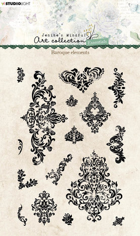 Studio Light Jenine's Mindful Art Collection Baroque Ornaments Clear Stamps (JMA-ES-STAMP213)