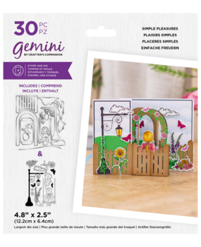 Gemini 3D Scene Builder Simple Pleasures Stamp & Die (GEM-STD-3DSB-SP)