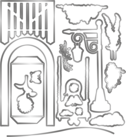 Gemini 3D Scene Builder Simple Pleasures Stamp & Die (GEM-STD-3DSB-SP) Gemini 3D Scene Builder Simple Pleasures Stamp & Die (GEM-STD-3DSB-SP)