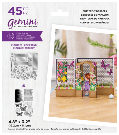 Gemini 3D Scene Builder Butterfly Borders Stamp & Die (GEM-STD-3DSB-BB) Gemini 3D Scene Builder Butterfly Borders Stamp & Die (GEM-STD-3DSB-BB)