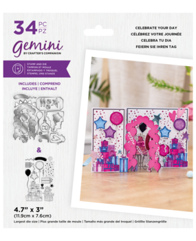 Gemini 3D Scene Builder Celebrate Your Day Stamp & Die (GEM-STD-3DSB-CYD) Gemini 3D Scene Builder Celebrate Your Day Stamp & Die (GEM-STD-3DSB-CYD)