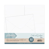 Card Deco Cards and Envelopes 5x7 Inch White (CDECAE10005)