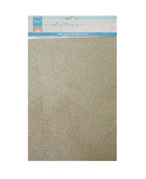 Marianne Design Soft Glitter Paper A4 Platinum (CA3144) Marianne Design Soft Glitter Paper A4 Platinum (CA3144)