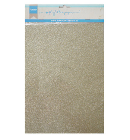 Marianne Design Soft Glitter Paper A4 Platinum (CA3144) Marianne Design Soft Glitter Paper A4 Platinum (CA3144)
