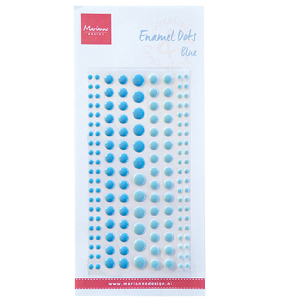 Marianne Design Enamel Dots Two Blue (PL4518)