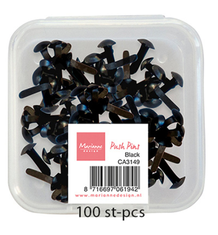 Marianne Design Push Pins Black (CA3149) Marianne Design Push Pins Black (CA3149)