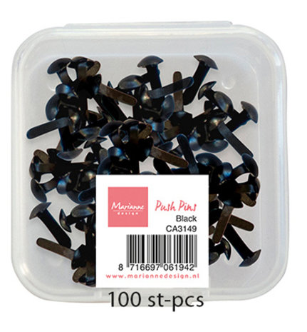Marianne Design Push Pins Black (CA3149) Marianne Design Push Pins Black (CA3149)