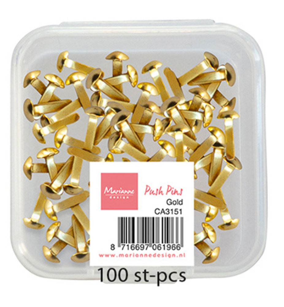 Marianne Design Push Pins Gold (CA3151) Marianne Design Push Pins Gold (CA3151)