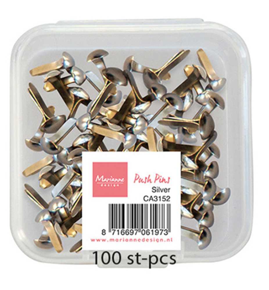 Marianne Design Push Pins Silver (CA3152) Marianne Design Push Pins Silver (CA3152)