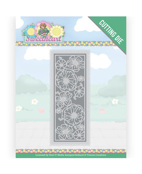 Yvonne Creations Sweetheart Flower Border Die (YCD10272) Yvonne Creations Sweetheart Flower Border Die (YCD10272)