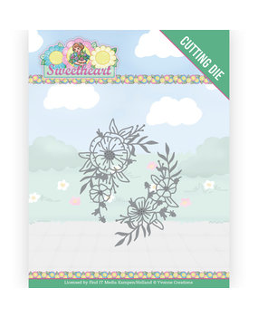 Yvonne Creations Sweetheart Flower Corner Die (YCD10274) Yvonne Creations Sweetheart Flower Corner Die (YCD10274)