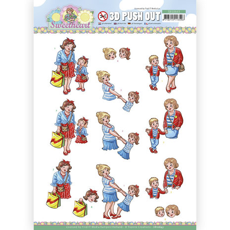Yvonne Creations 3D Push Out Sweetheart Mother and Child (SB10643)