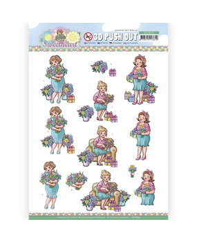 Yvonne Creations 3D Push Out Sweetheart Flowers and Gifts (SB10645)