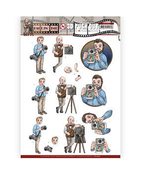 Yvonne Creations 3D Push Out Back in Time Picture (SB10650) Yvonne Creations 3D Push Out Back in Time Picture (SB10650)