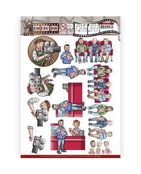 Yvonne Creations 3D Push Out Back in Time Movie (SB10653) Yvonne Creations 3D Push Out Back in Time Movie (SB10653)