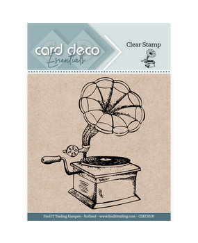 Card Deco Clear Stamp Gramophone (CDECS103) Card Deco Clear Stamp Gramophone (CDECS103)