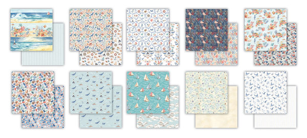 Craft Consortium Ocean Tale 12x12 Inch Paper Pad (CCPPAD034) Craft Consortium Ocean Tale 12x12 Inch Paper Pad (CCPPAD034)