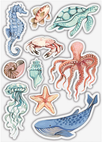 Craft Consortium Ocean Tale Clear Stamps Sea Life (CCSTMP077) Craft Consortium Ocean Tale Clear Stamps Sea Life (CCSTMP077)