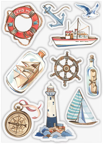 Craft Consortium Ocean Tale Clear Stamps Adventure (CCSTMP078)
