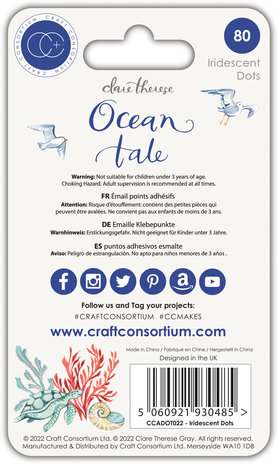 Craft Consortium Ocean Tale Iridescent Dots (CCADOT022) Craft Consortium Ocean Tale Iridescent Dots (CCADOT022)