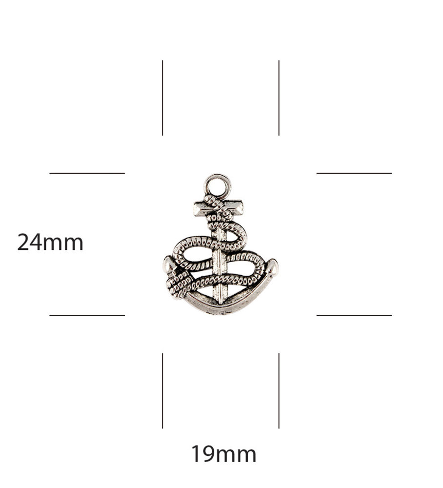 Craft Consortium Ocean Tale Metal Charms Anchors (CCMCHRM034) Craft Consortium Ocean Tale Metal Charms Anchors (CCMCHRM034)