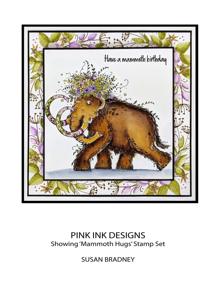 Pink Ink Designs Mammoth Hugs A5 Clear Stamp (PI171) Pink Ink Designs Mammoth Hugs A5 Clear Stamp (PI171)