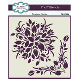 Creative Expressions Masking Stencil 7x7 Inch Timeless Florals (CEST069)