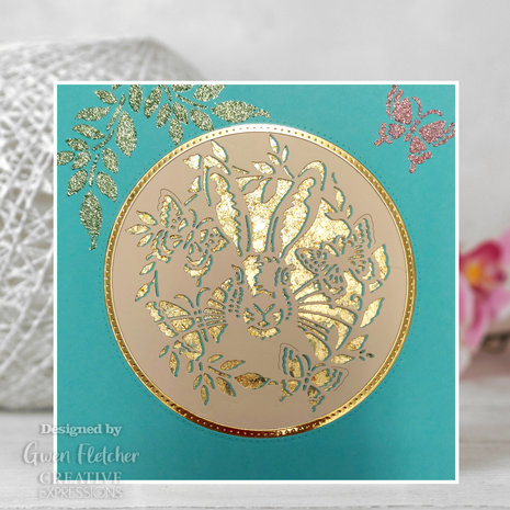 Creative Expressions Masking Stencil 7x7 Inch Graceful Butterflies (CEST070) Creative Expressions Masking Stencil 7x7 Inch Graceful Butterflies (CEST070)