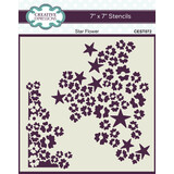 Creative Expressions Masking Stencil 7x7 Inch Star Flower (CEST072)