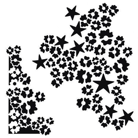 Creative Expressions Masking Stencil 7x7 Inch Star Flower (CEST072) Creative Expressions Masking Stencil 7x7 Inch Star Flower (CEST072)