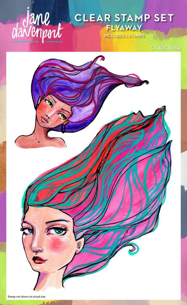 Jane Davenport Clear Stamp Flyaway (CEJDCS004) Jane Davenport Clear Stamp Flyaway (CEJDCS004)