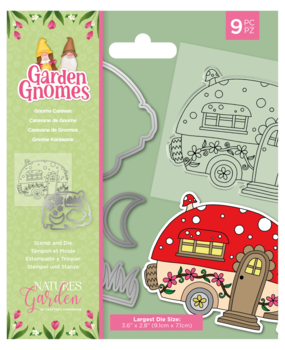 Crafter's Companion Garden Gnomes Gnome Caravan Stamp & Die (NG-GGN-STD-GNCV)