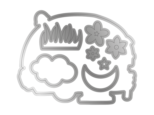 Crafter's Companion Garden Gnomes Gnome Caravan Stamp & Die (NG-GGN-STD-GNCV) Crafter's Companion Garden Gnomes Gnome Caravan Stamp & Die (NG-GGN-STD-GNCV)