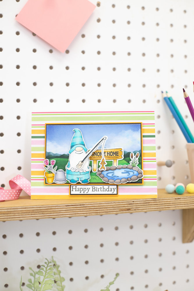 Crafter's Companion Garden Gnomes Accessories Stamp & Die (NG-GGN-STD-GGNA)