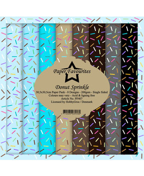Paper Favourites Donut Sprinkle 12x12 Inch Paper Pack (PF407)* Paper Favourites Donut Sprinkle 12x12 Inch Paper Pack (PF407)*