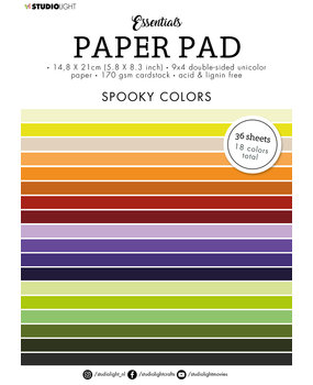 Studio Light Spooky Colors A5 Paper Pad (SL-ES-PP54) Studio Light Spooky Colors A5 Paper Pad (SL-ES-PP54)