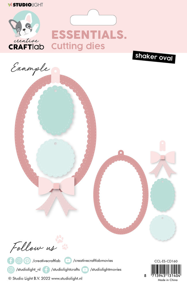 Creative Craftlab Essentials Dies Oval Shaker (CCL-ES-CD160) Creative Craftlab Essentials Dies Oval Shaker (CCL-ES-CD160)