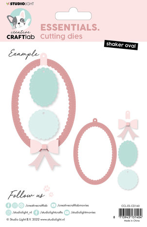 Creative Craftlab Essentials Dies Oval Shaker (CCL-ES-CD160) Creative Craftlab Essentials Dies Oval Shaker (CCL-ES-CD160)