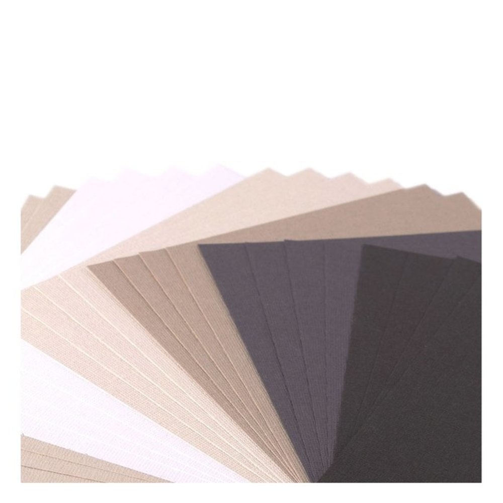 Vaessen Creative Florance Cardstock 6x6 Inch Multipack Texture Zwart (2923-108) Vaessen Creative Florance Cardstock 6x6 Inch Multipack Texture Zwart (2923-108)