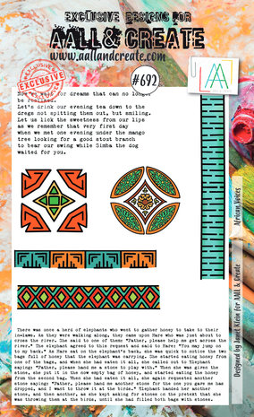 AALL and Create Clear Stamp Set A6 African Voices (AALL-TP-692)