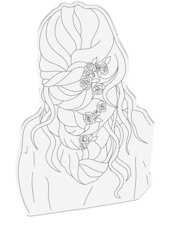 Crafter's Companion Tumbling Waves & Florals Clear Stamp (CC-STP-TUWF) Crafter's Companion Tumbling Waves & Florals Clear Stamp (CC-STP-TUWF)