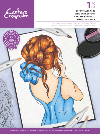 Crafter's Companion Natural Beauty Clear Stamp Effortless Chic (CC-STP-EFCH)
